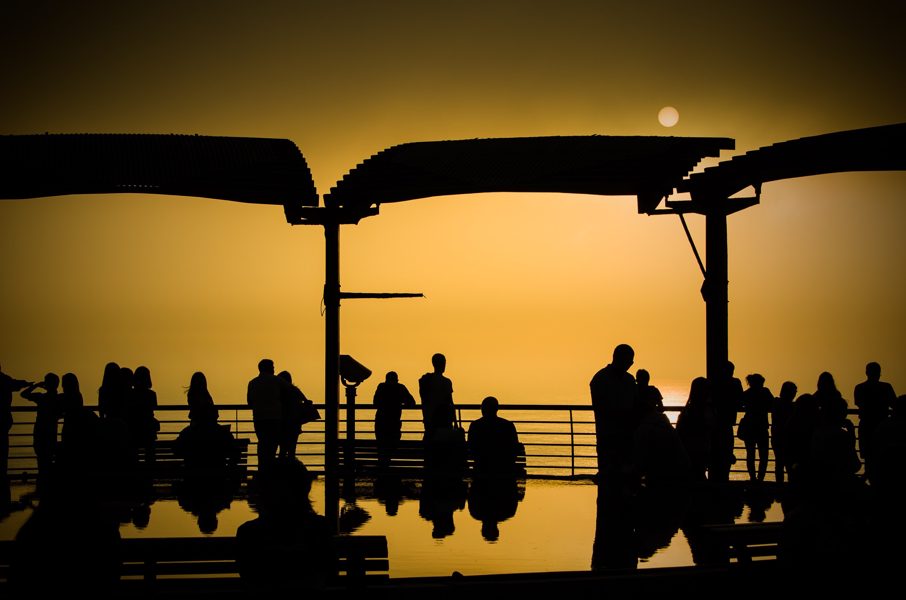 Sunset Miraflores, Lima, Peri Charlie Winn